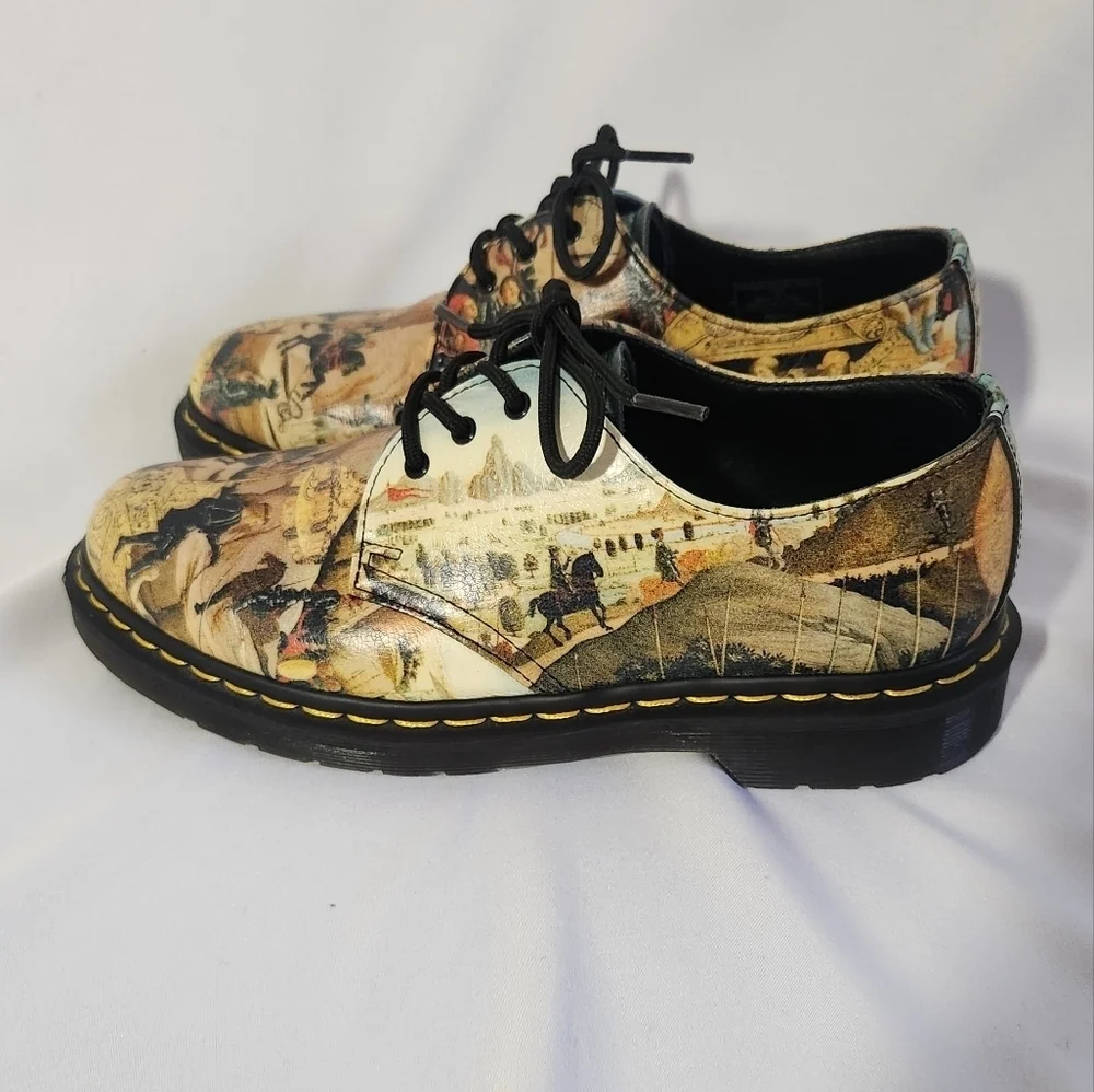 Dr. Martens 1460 Di Antonio Rare Renaissance Art Collection - Picture 5 of 11
